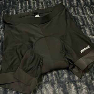 Souke Sports Cycling Shorts Adult XXL Black Polyester Spandex Blend Padded.